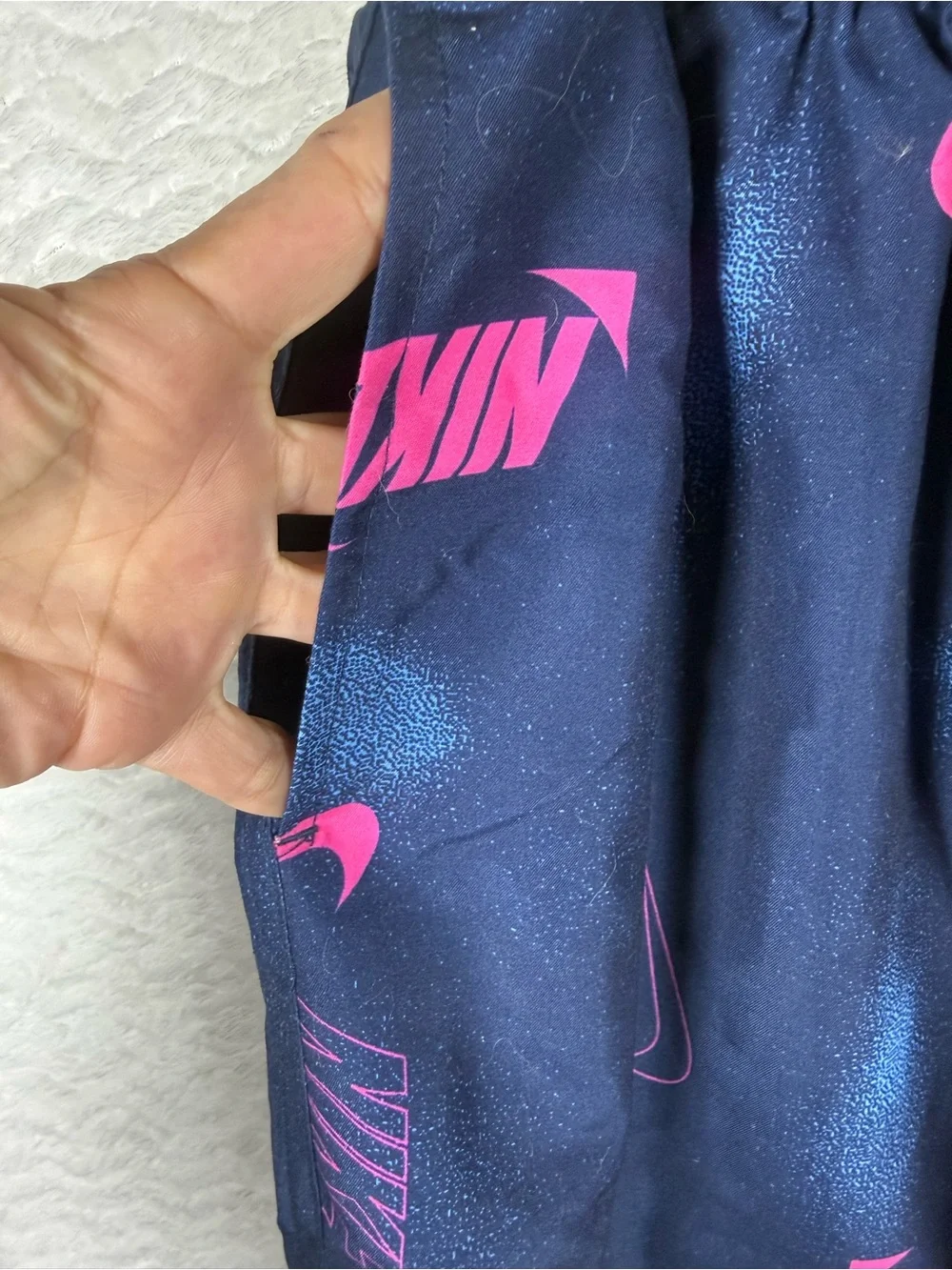 Nike 7-inch volley swim trunks in midnight navy